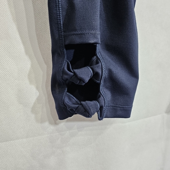 Zenergy by Chicos Navy Blue Athletic Leggings 88% Polyester 12% Spandex Sz 1 (M) - Picture 4 of 6